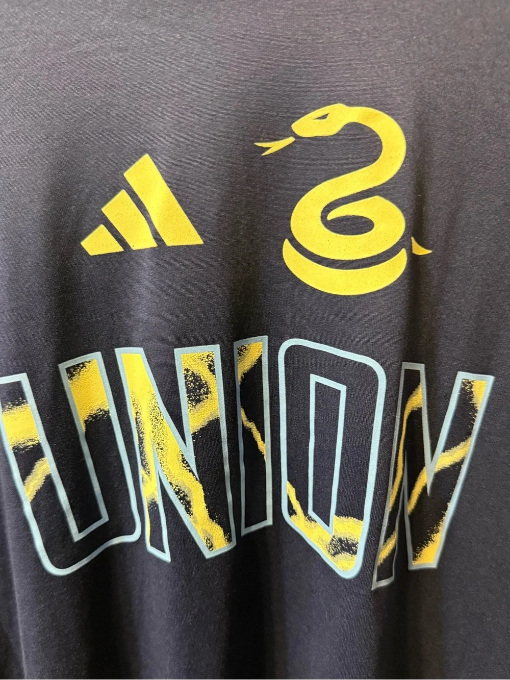 NWT Adidas Philadelphia Union Navy Pregame Performance Long Sleeve Tee 2XL $45